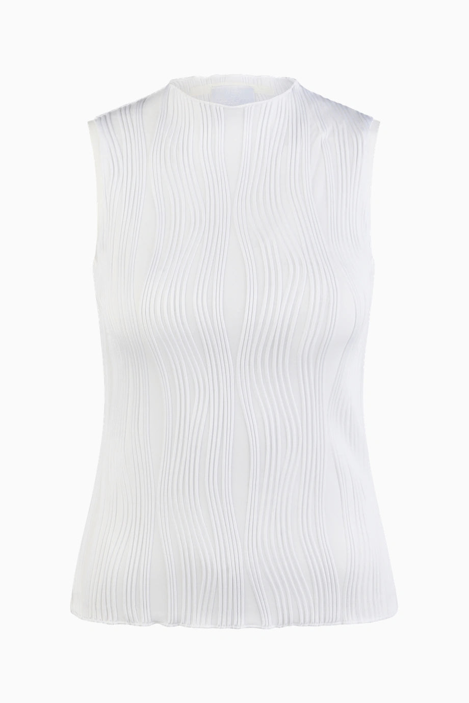 Top Selection 1245 Dik Yaka Dokulu Kadın Spor Üst T-shirt
