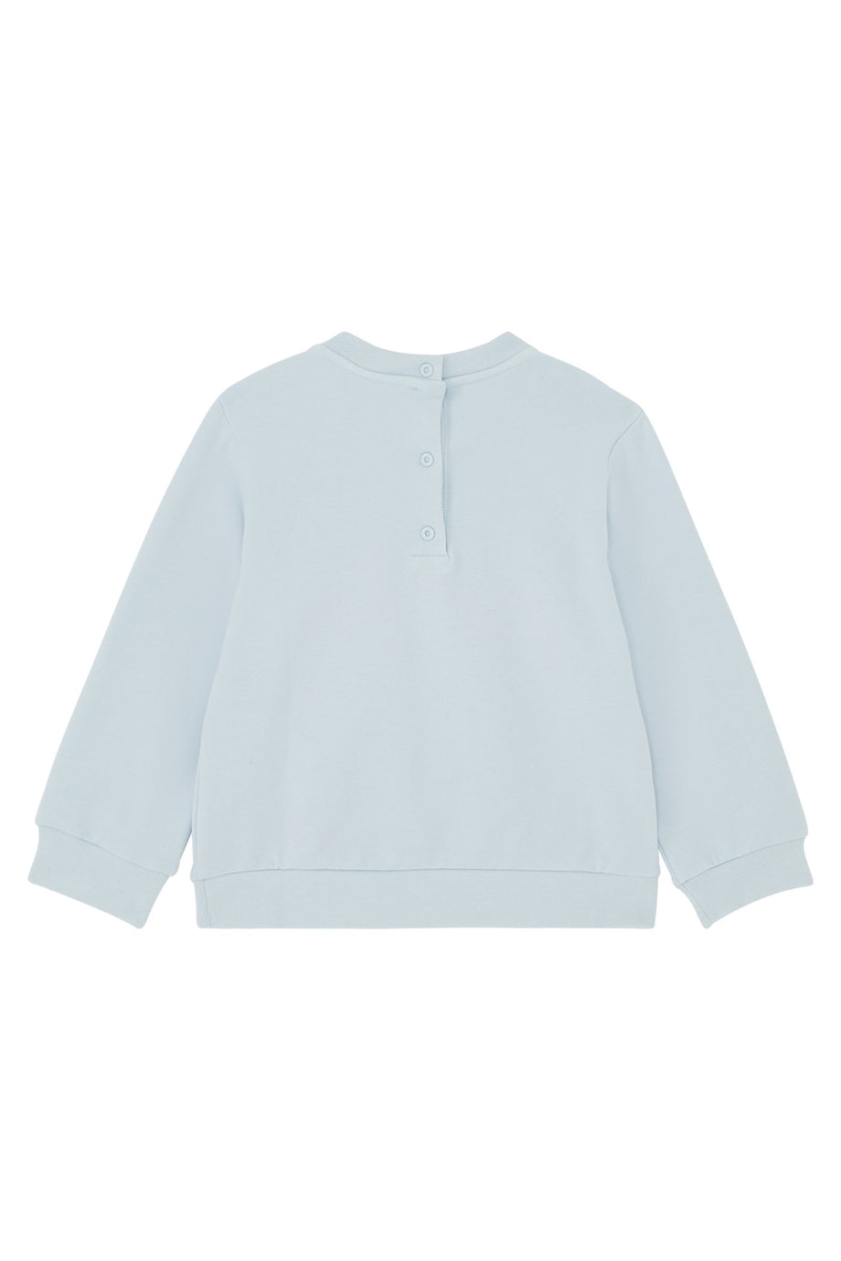 Çocuk Logo Cepli Sweatshirt - Açık Pastel Mavi