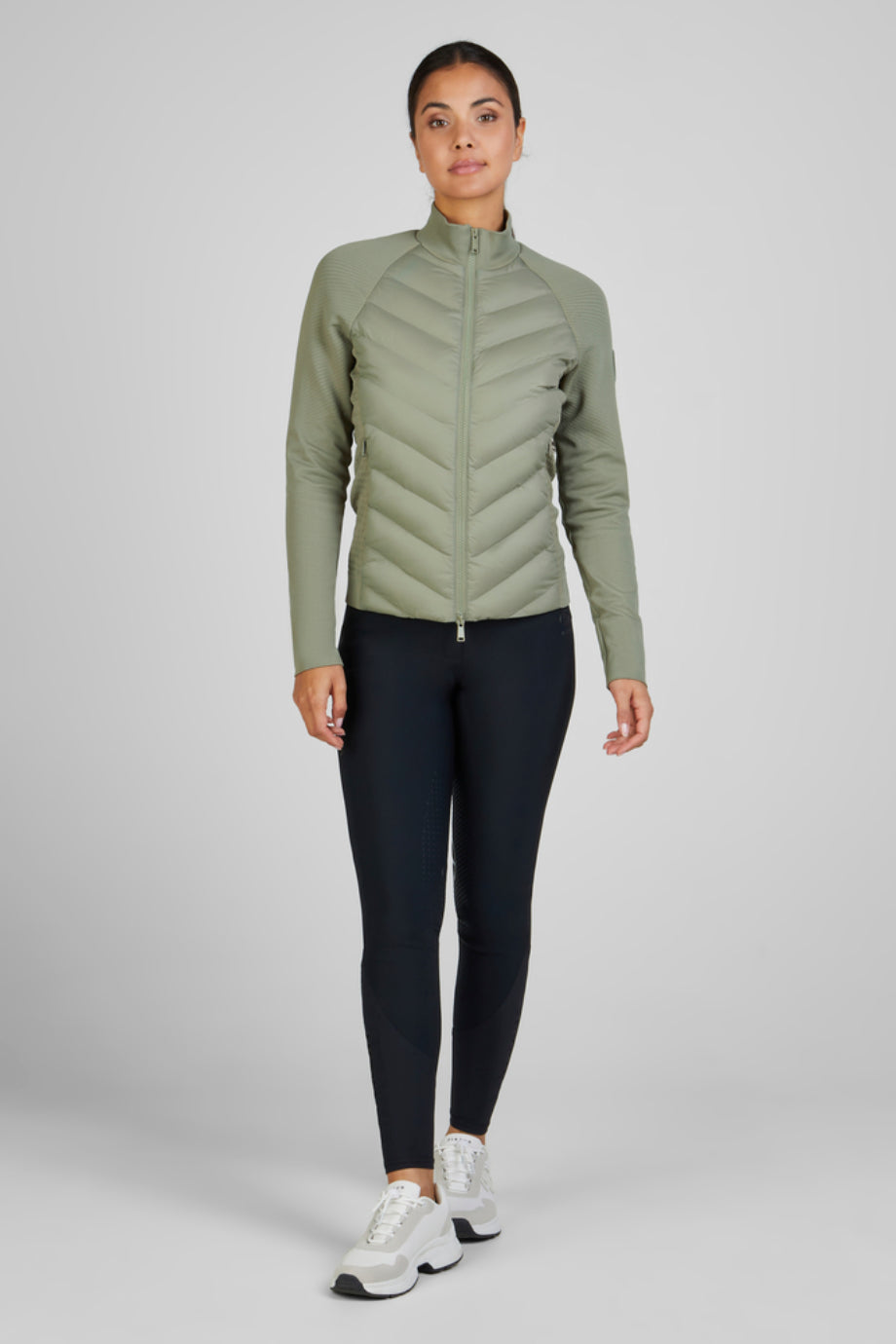 Athleisure 3D Knit 7049N Lüks Hybrid Kadın Spor Ceket