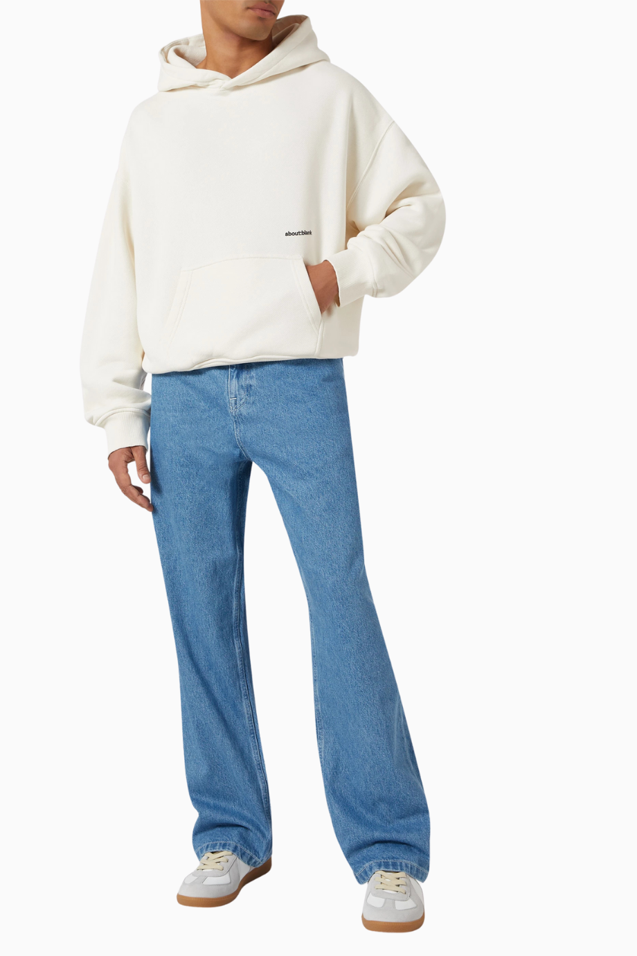 Off White Heavyweight Cotton Box Hoodie Erkek Sweatshirt