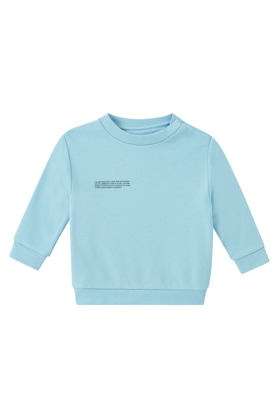 Çocuklar için Organik Pamuklu Sweatshirt - Açık Mavi