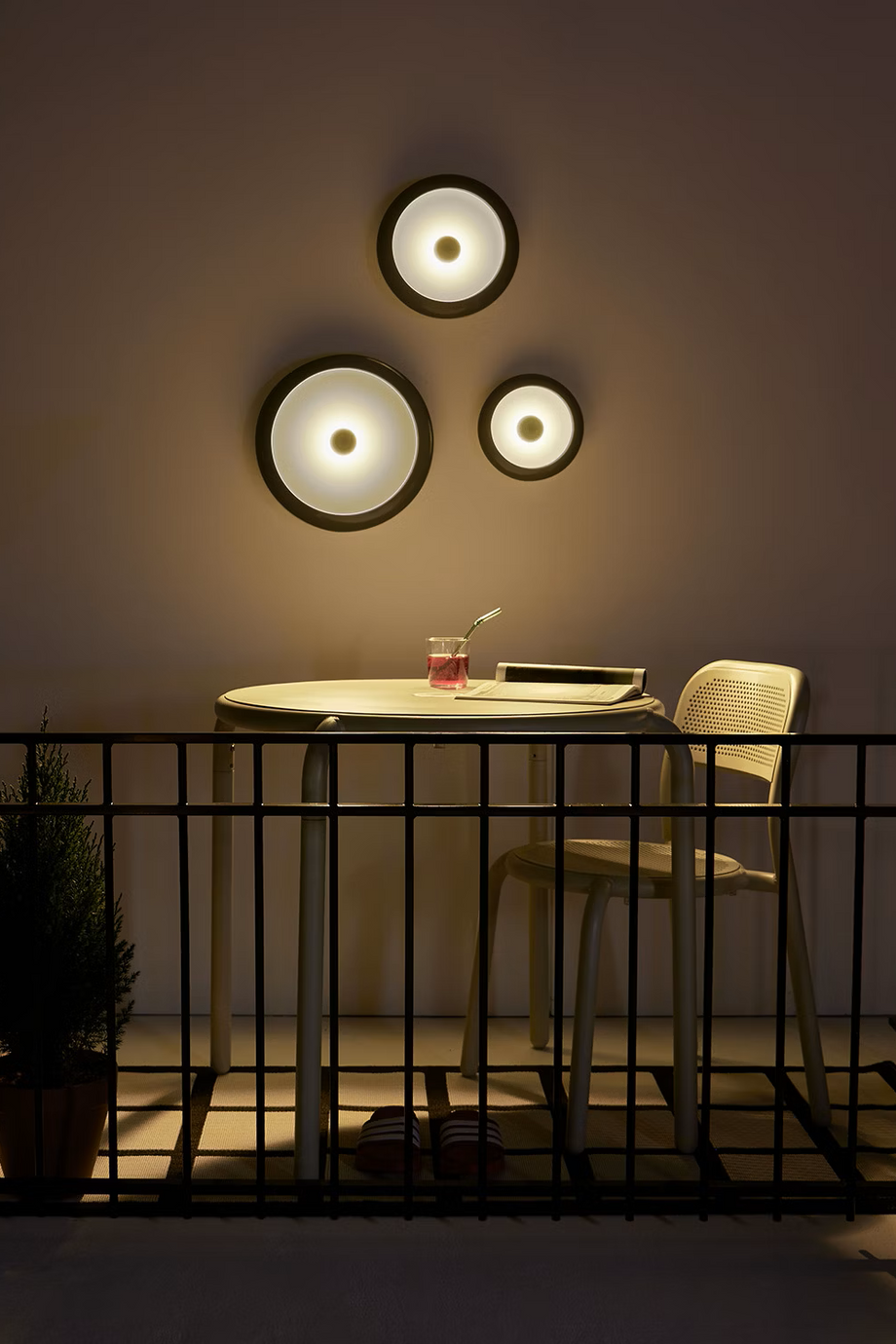 Oloha Orta Boy Taşınabilir Lamba Antrasit LED Dimmerli IP55