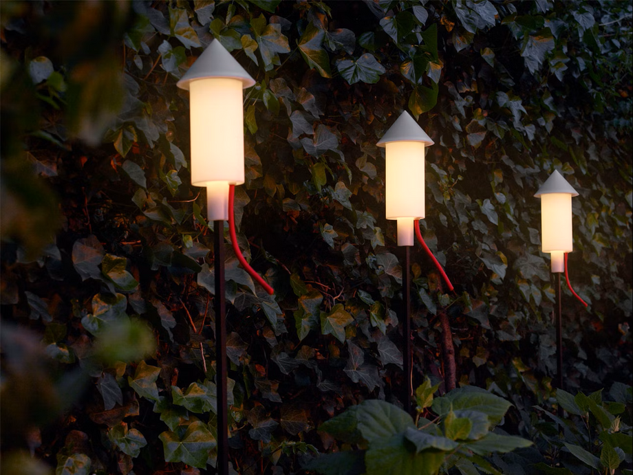 Prêt A Racket Dış Mekan Güneş Enerjili Lamba Seti 3 Adet IP55 Sıcak Beyaz