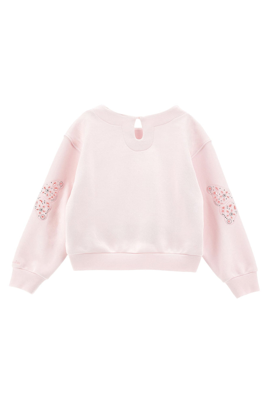 Çocuklar için Kelebek Nakışlı Sweatshirt - Monnalisa