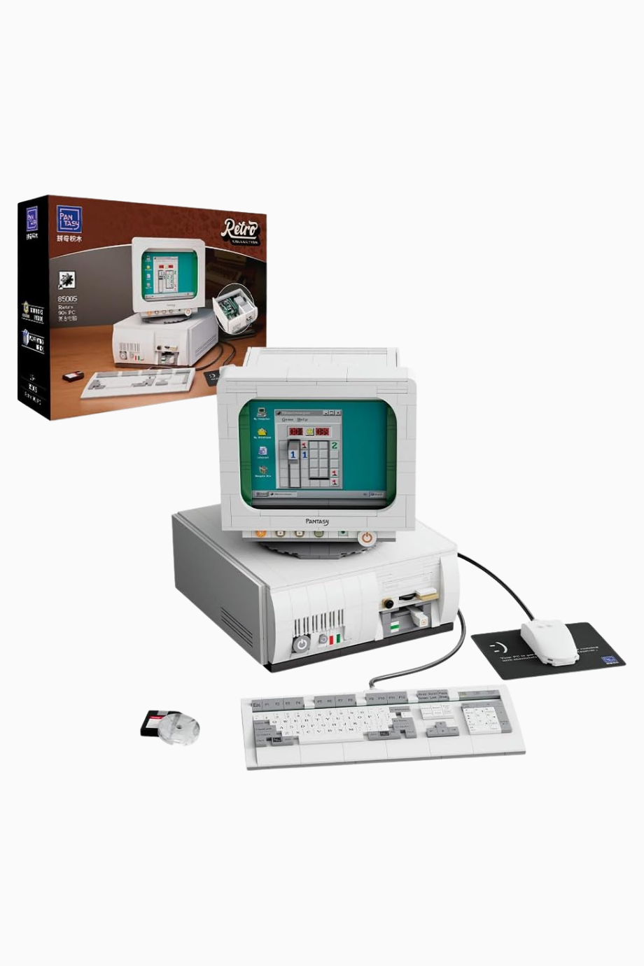 Retro Bilgisayar Yapım Seti 1980’ler Koleksiyon Modeli IBM Esinli