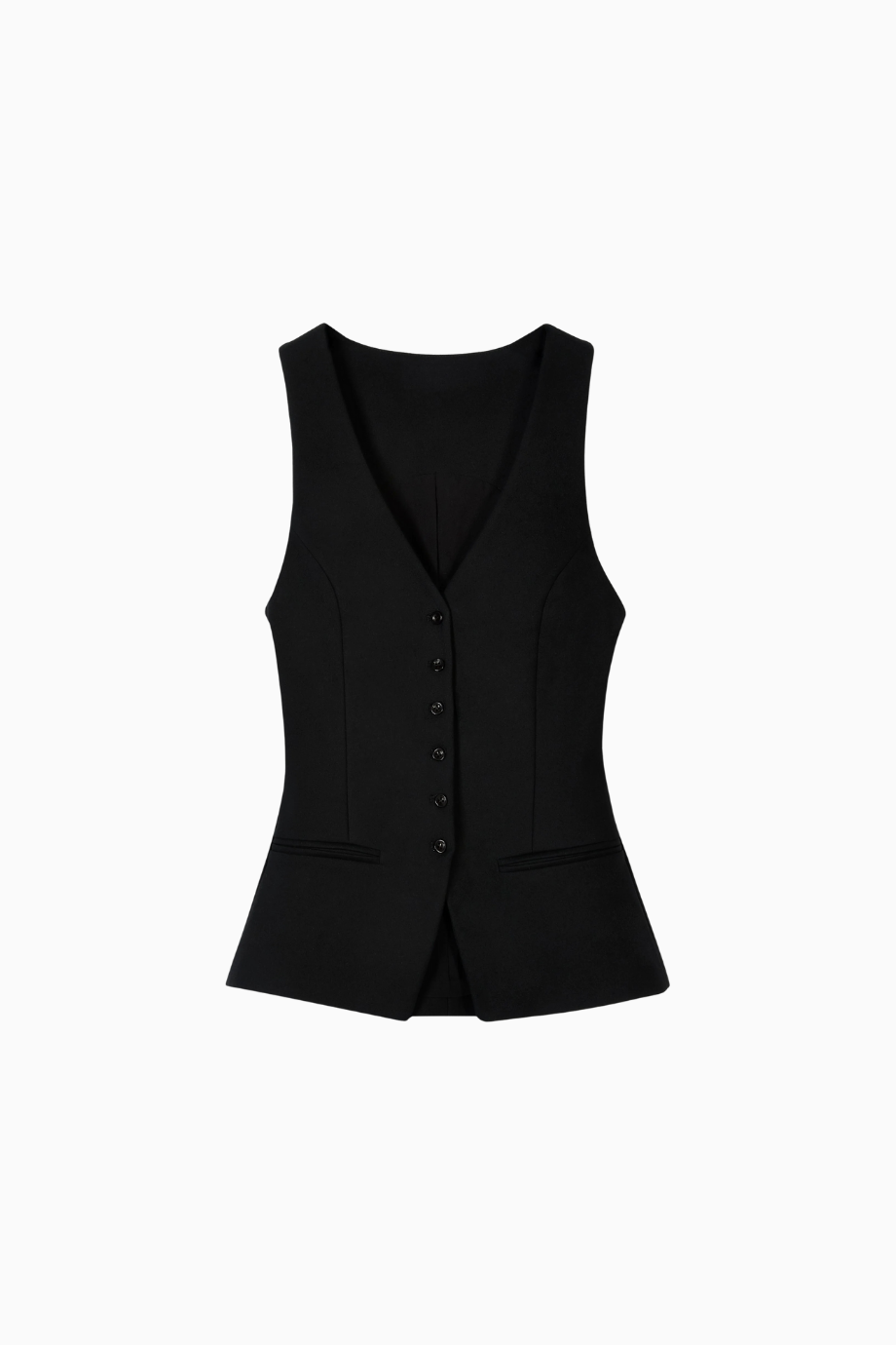 Tailored V-Neck Hourglass Waistcoat V Yaka Kadın Yelek