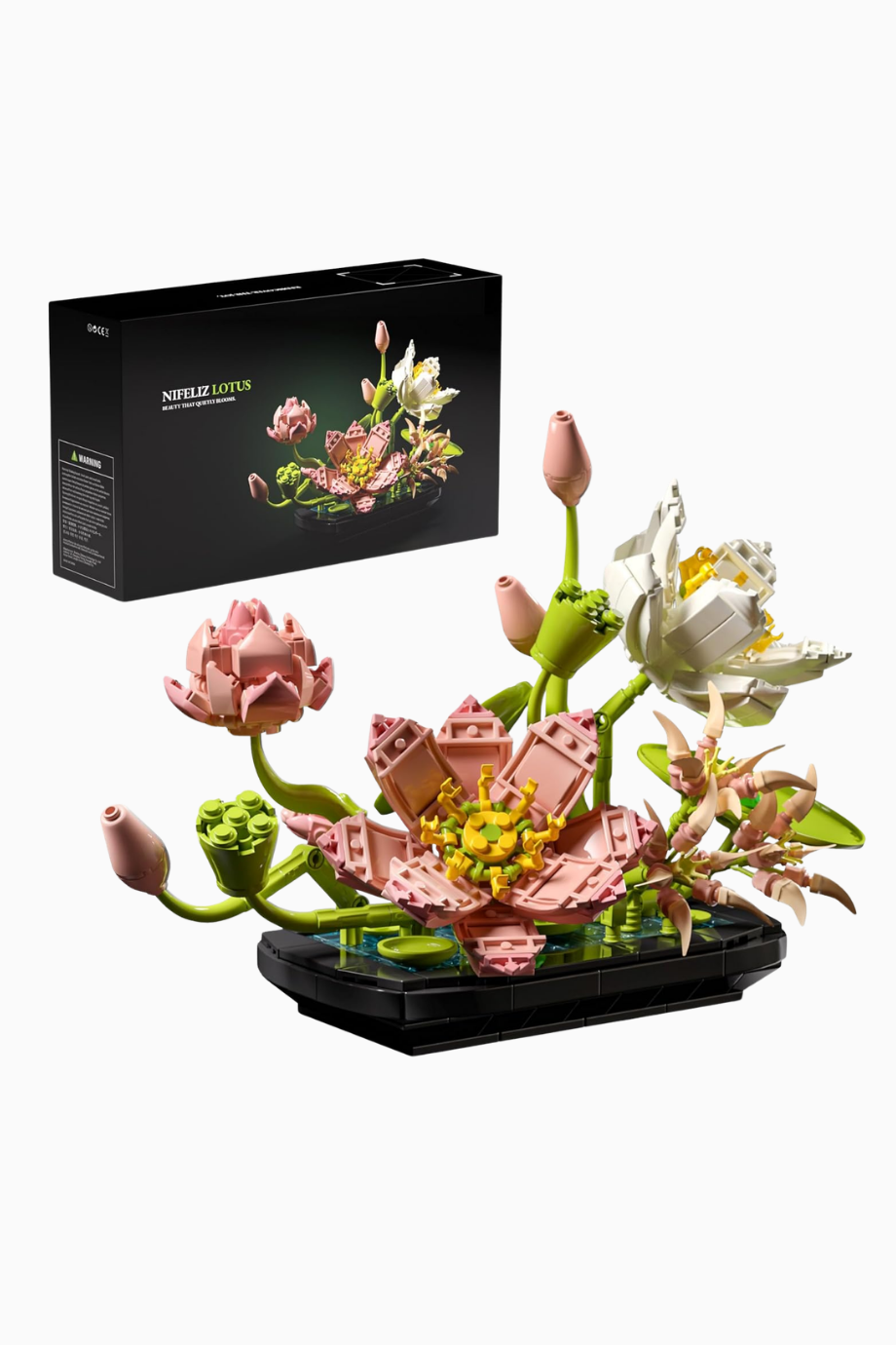 NF10334 Lotus Çiçek Yapım Seti 506 Parça Botanik Dekoratif Model