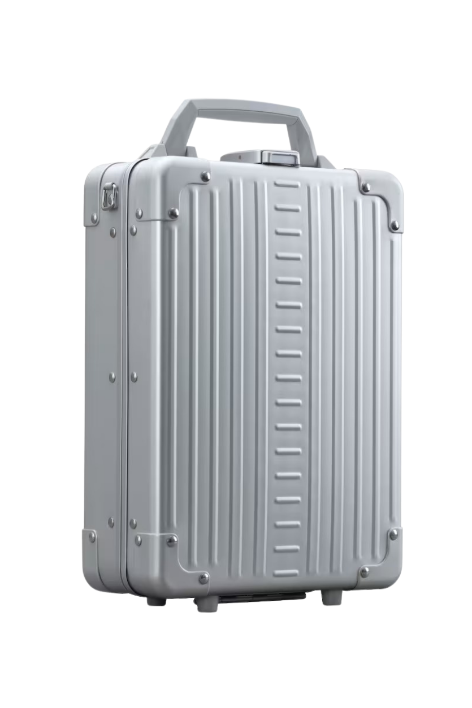 Platin Alüminyum Dikey Evrak Çantası, TSA Kilitli, 25 cm