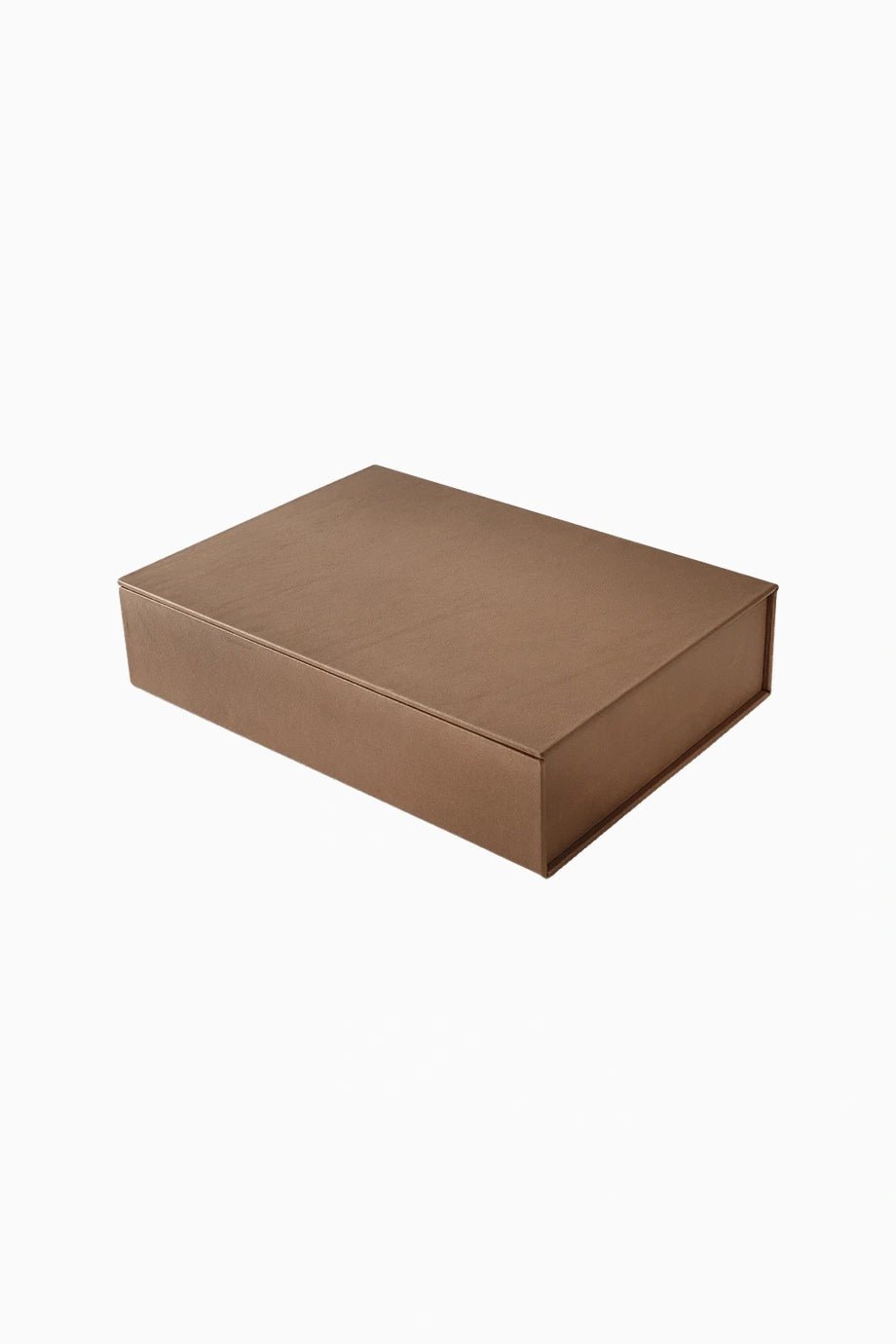 The Bookbox Large El İşçiliği Deri Depolama Kutusu