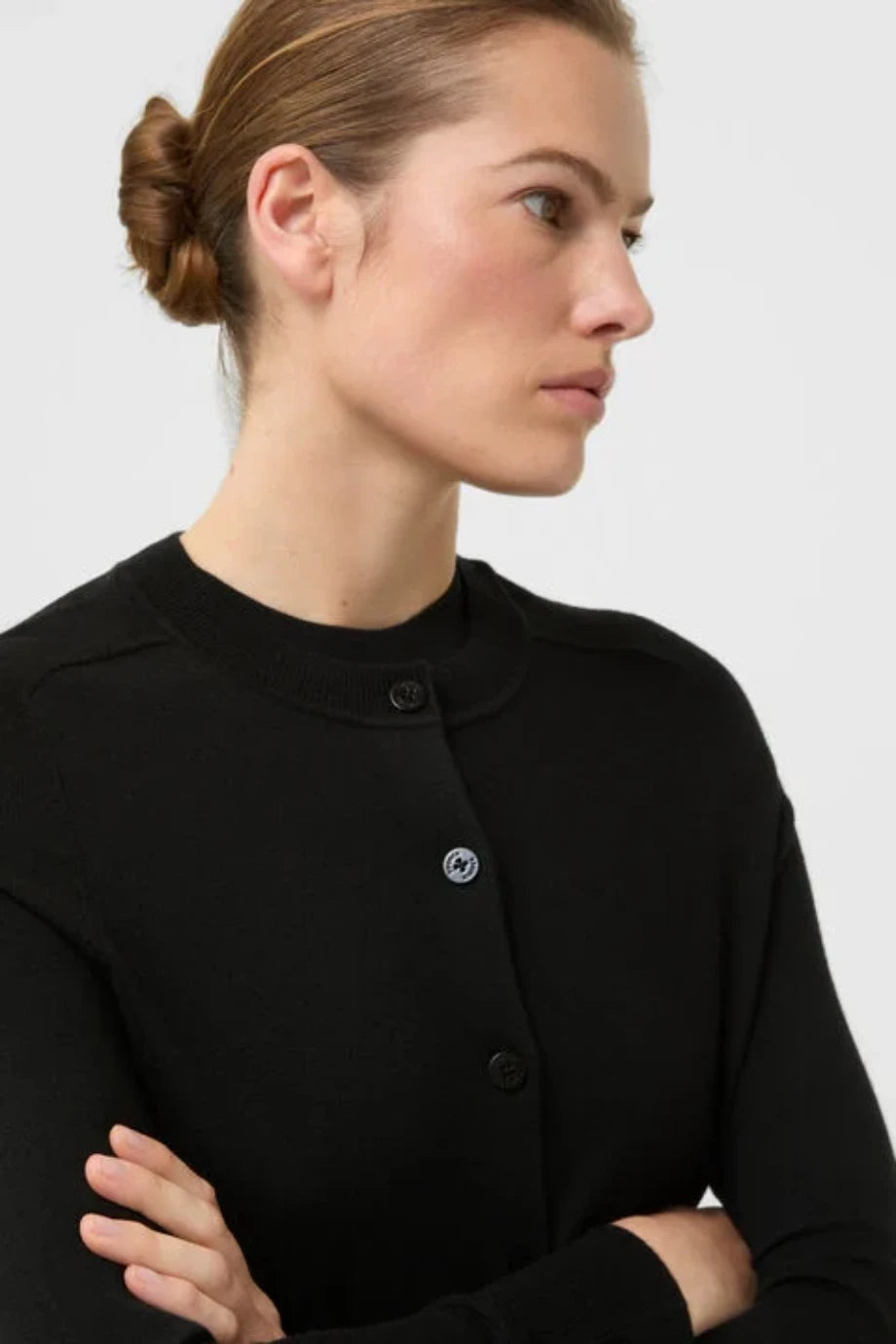 Ilma Yün-İpek Karışımlı Triko Kadın Ceket