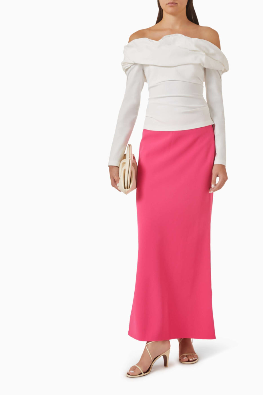 Gifford Off-Shoulder Beyaz Kadın Bluz