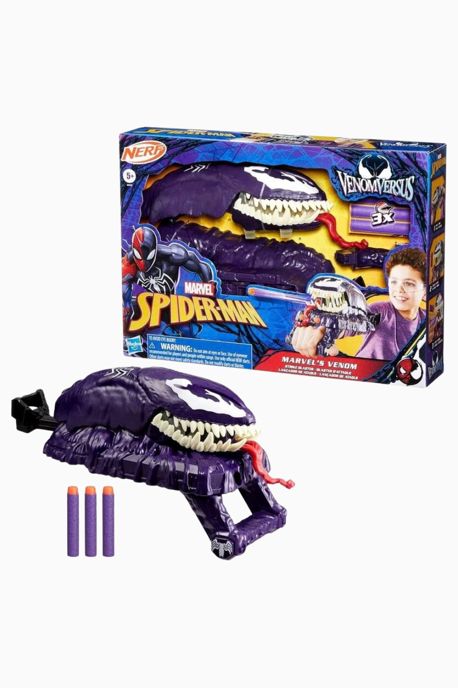 Marvel Venomversus Spider-Man Venom Strike Dart Atıcı