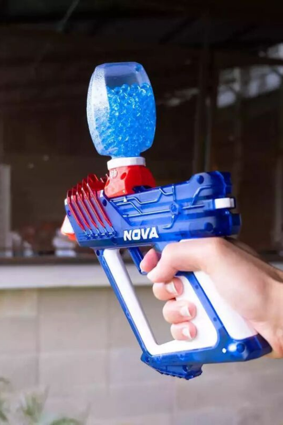 Nova Double Blast 2’li Jel Atıcı Oyuncu Seti, Kırmızı-Mavi