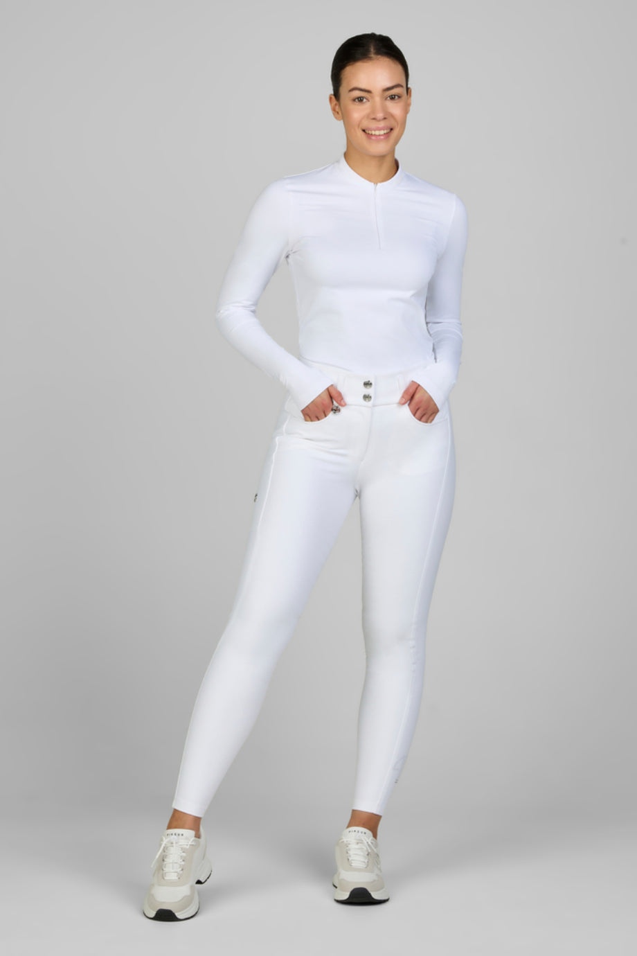 Amia GripTec Orta Bel Kadın Binici Pantolon UV Korumalı