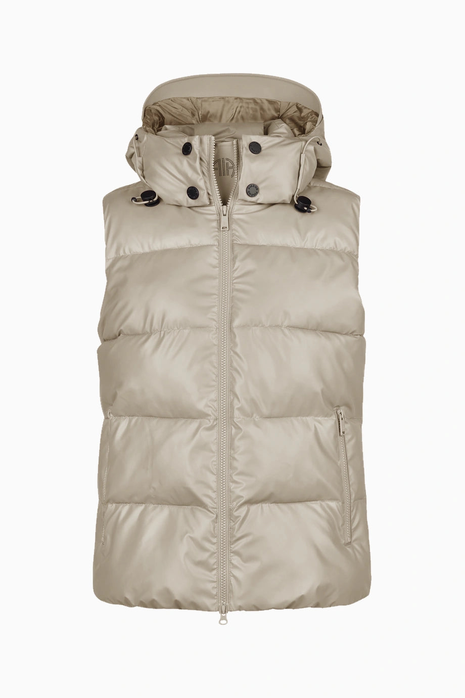 Quilted Vest 8004 Kapüşonlu Lüks Tasarım Spor Kadın Yelek
