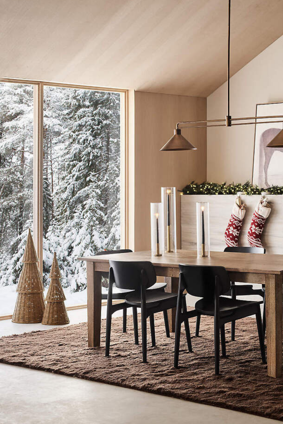 Alford Rattan 28" Küçük Dekoratif Ağaç