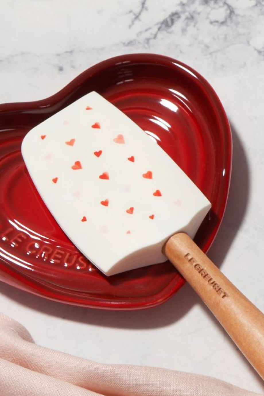 Craft Hearts Orta Boy Kalp Detaylı Silikon Spatula