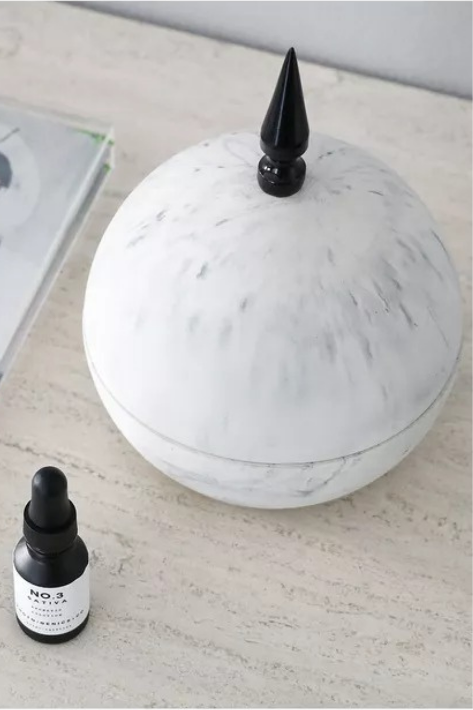 No.3 Sativa Concrete Dome Diffuser 3500g, Lüks Aromatik Ev Difüzörü