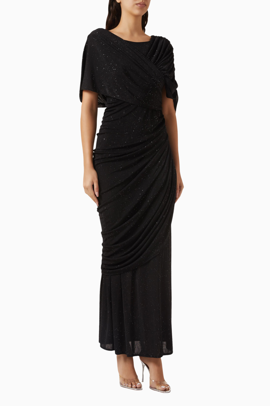 Draped Maxi Kadın Elbise