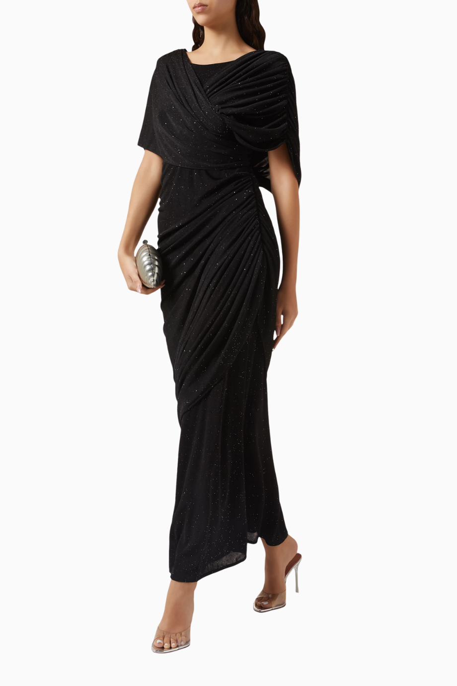 Draped Maxi Kadın Elbise