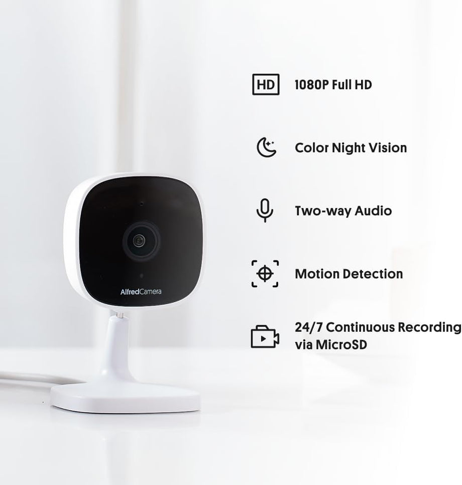 İç Mekan WiFi Güvenlik Kamerası,Full HD 1080P, Hareket Algılama ve Gece Görüşü