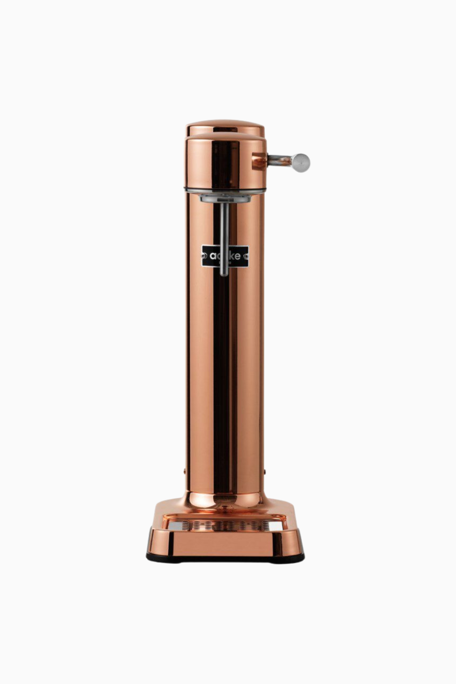 Polished Steel Carbonator, Minimalist ve Güvenli Kabartma Suyu Makinesi