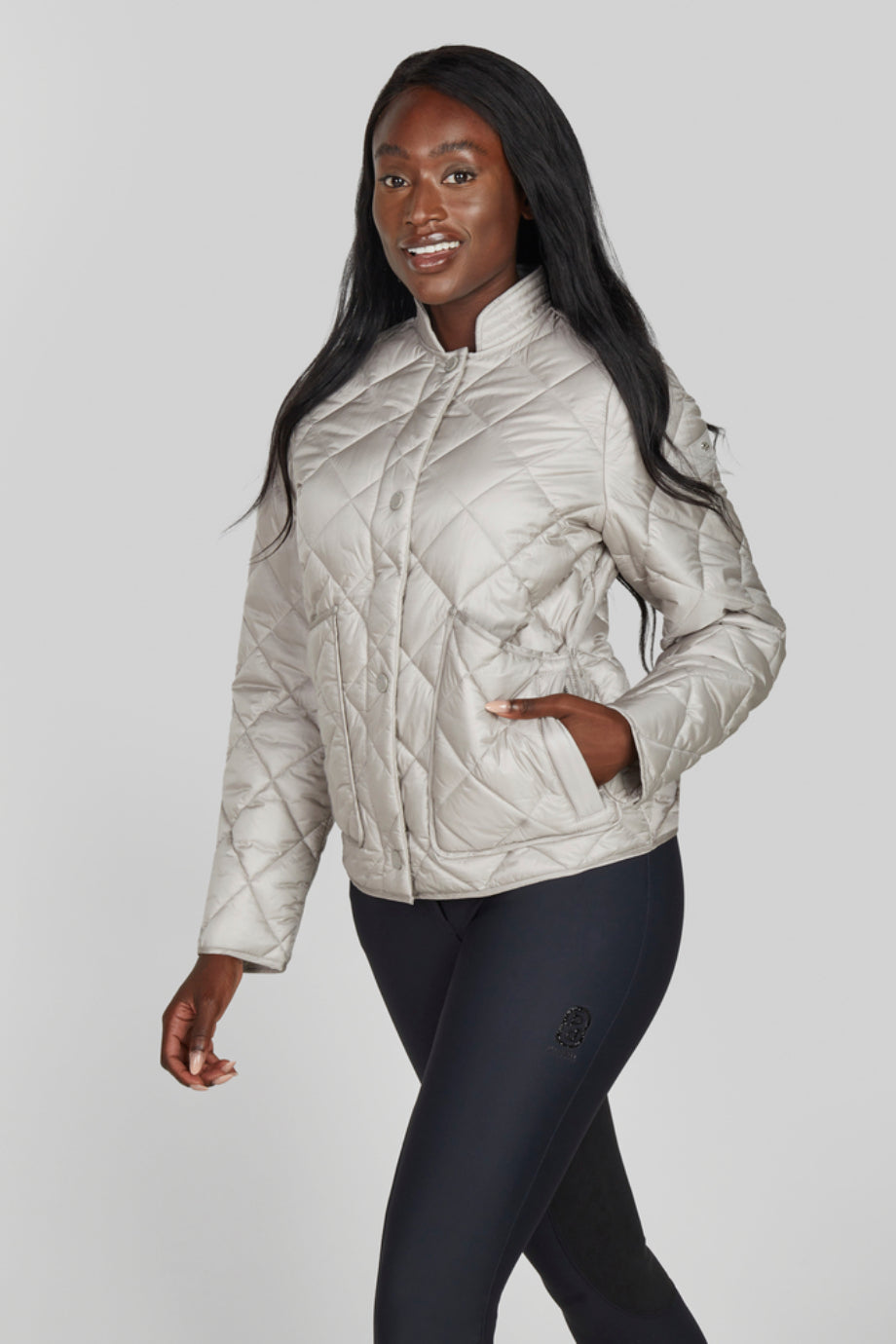 Quilted Jacket 1016 College Yaka Lüks Kadın Mont