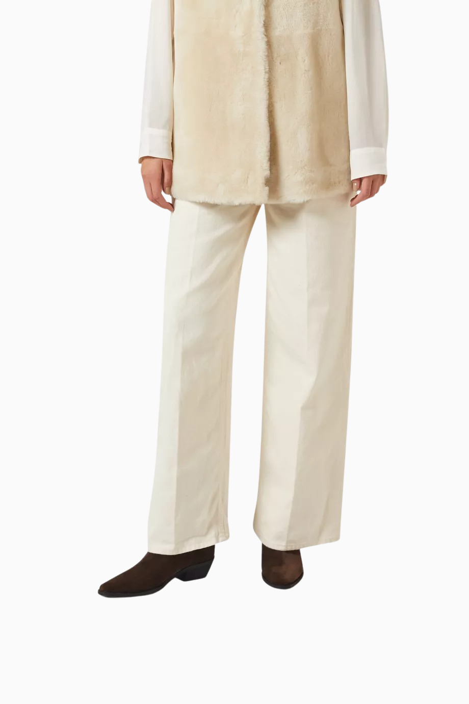 Casey 55 Kahverengi Süet Sivri Burun, El Yapımı Western Bilekte Topuklu Bot