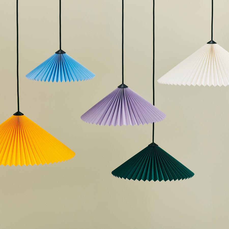 Matin LED Pendel Lamba GX53 Duylu 4m Kordonlu Pamuklu Şapka, Inga Sempé Tasarımı