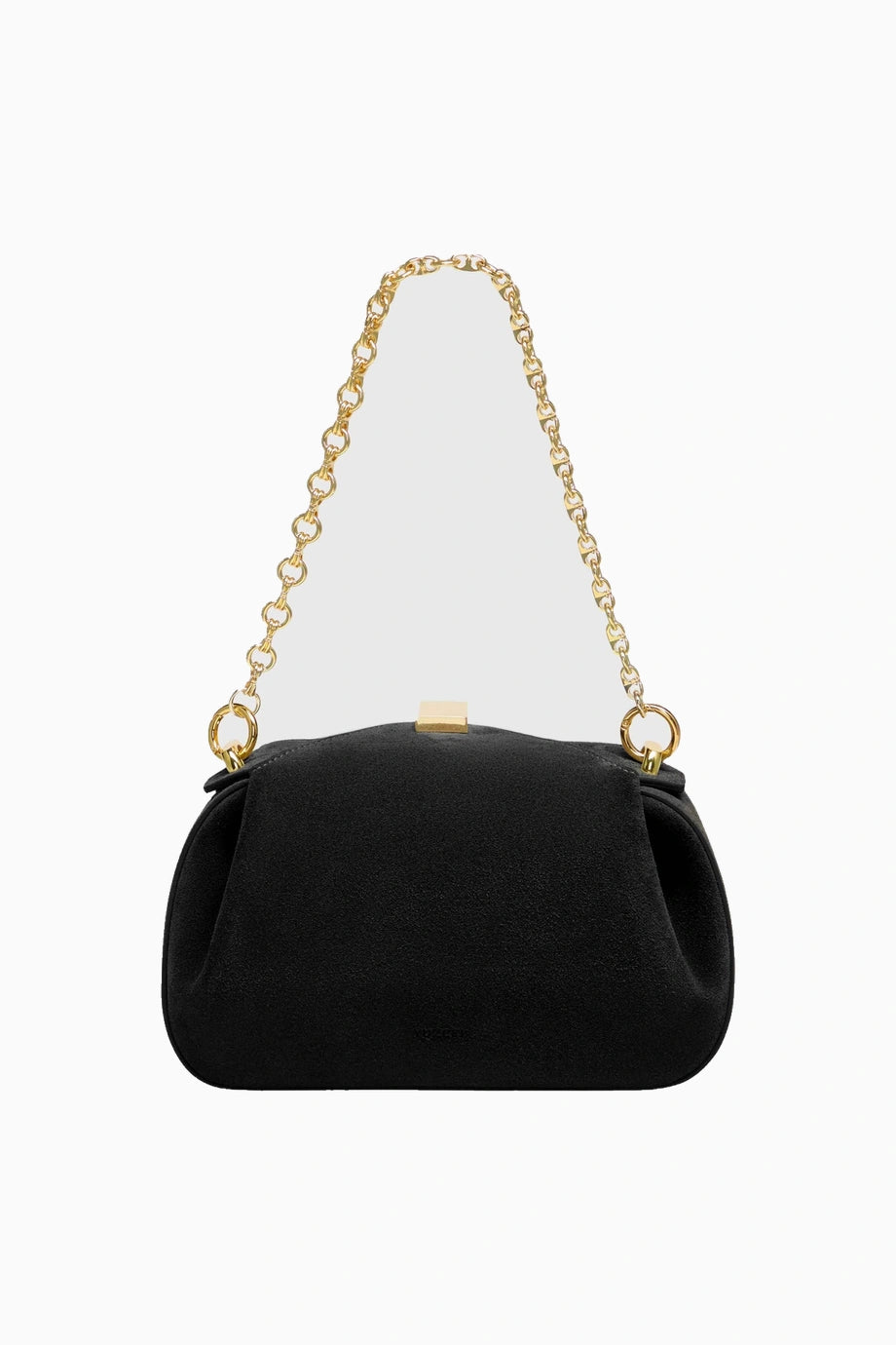 Oyster Mini Süet Clutch ve Omuz Çantası El İşçiliği Lüks Tasarım