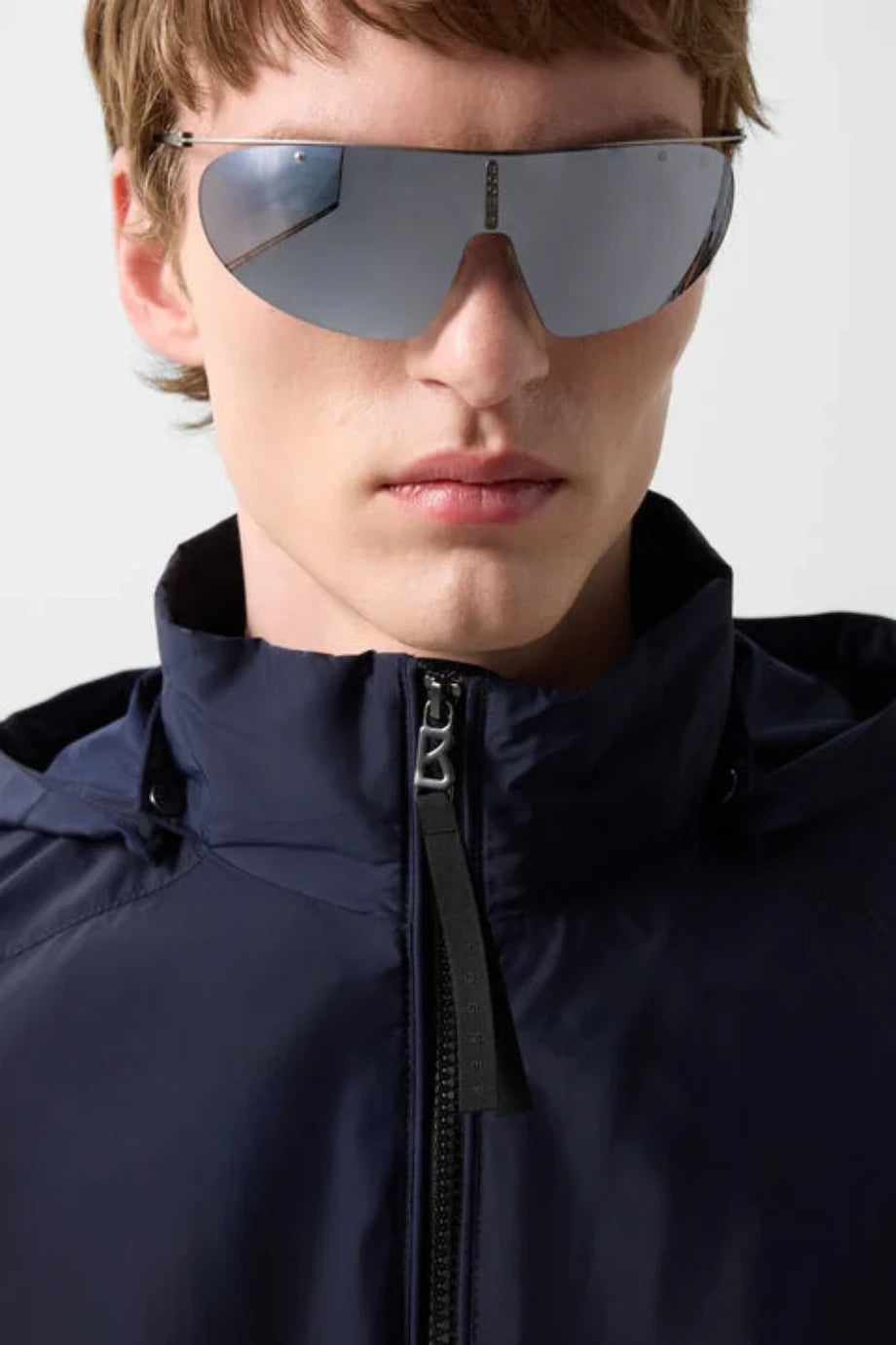 Jacob Blouson Erkek Mont, Çıkarılabilir Kapüşonlu