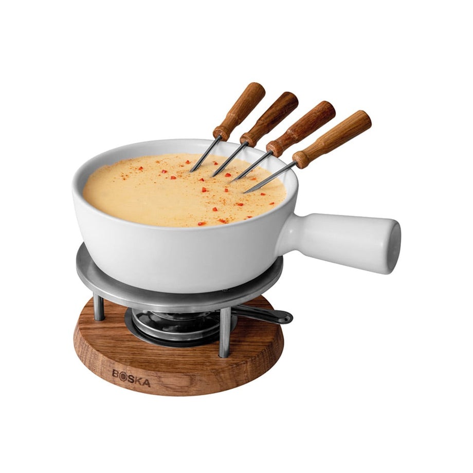 Büyük Fondü Seti, Fondue Set Bianco, 4 Kişilik Peynir Fondüsü