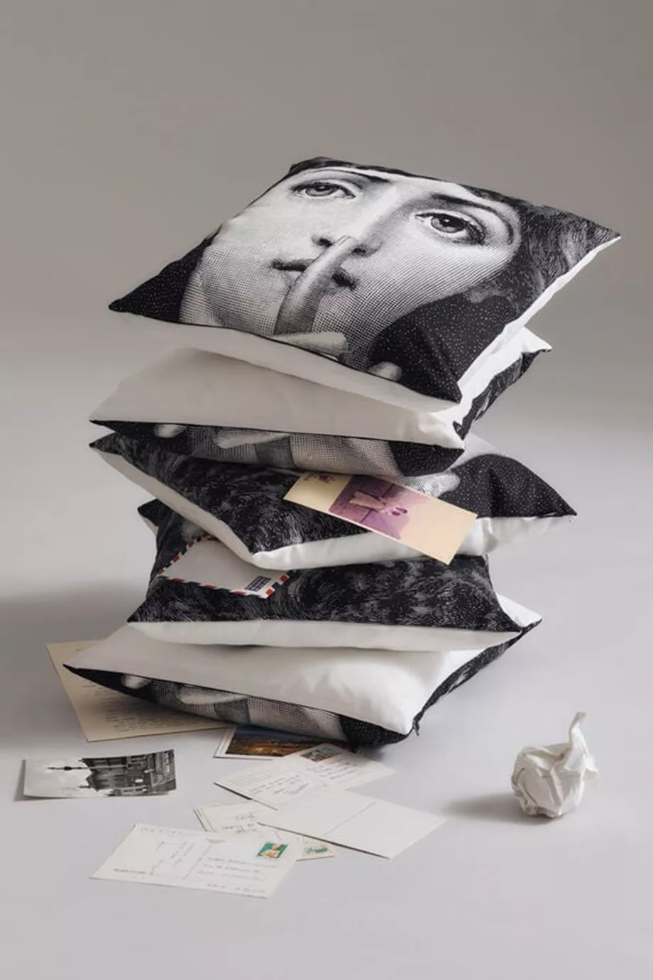 Silenzio Dekoratif Yastık, Çift Taraflı Sanat