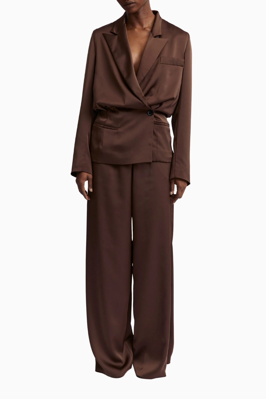 Ardo Jacket Saten Kadın Blazer Ceket