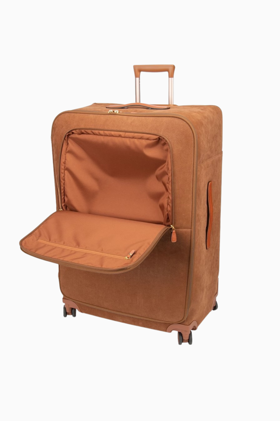 Life 81 cm Süet Görünümlü Büyük Boy Valiz Şıklık ve Konforu Buluşturan Trolley