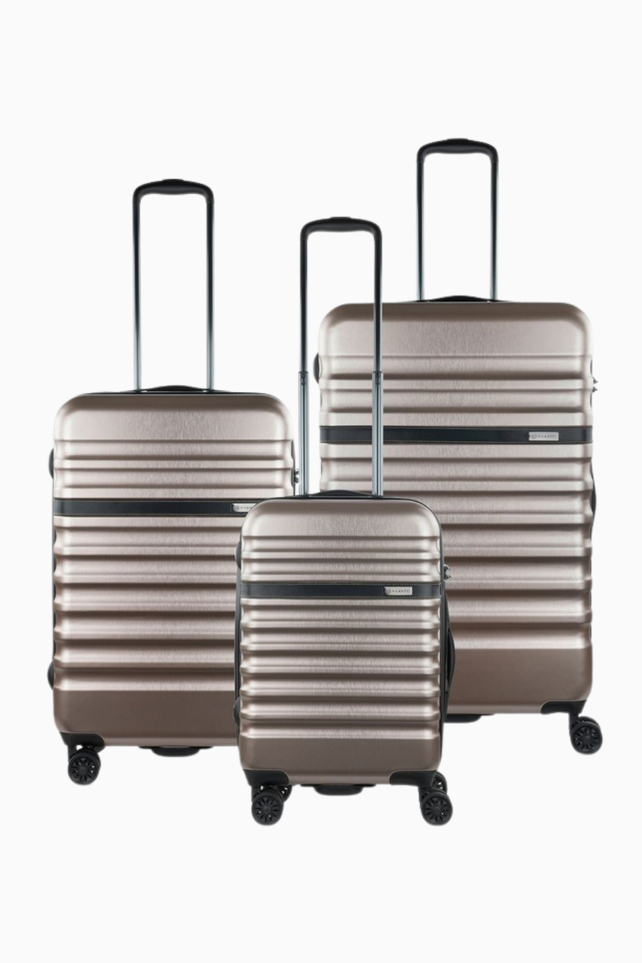 Corium 3'lü Sert Kabuklu Valiz Seti 4 Tekerlekli TSA Kilitli