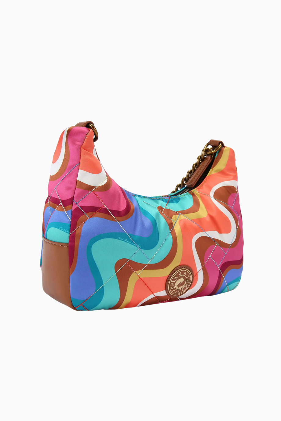 London Renkli Crossbody Çanta, Geniş Bölmeli, Kilitli, Ayarlanabilir Askılı