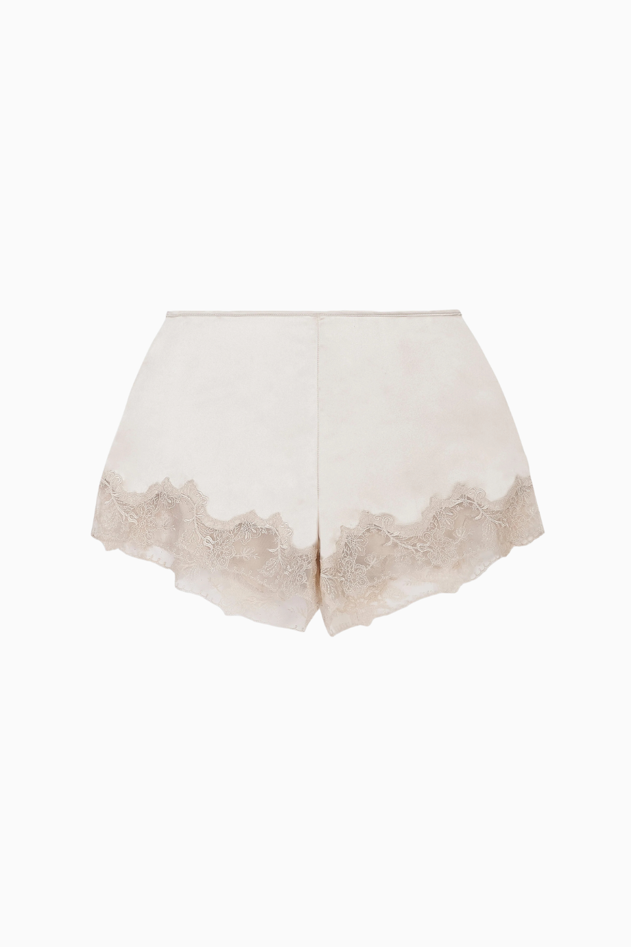 Satin Lace Detail Kadın Şort