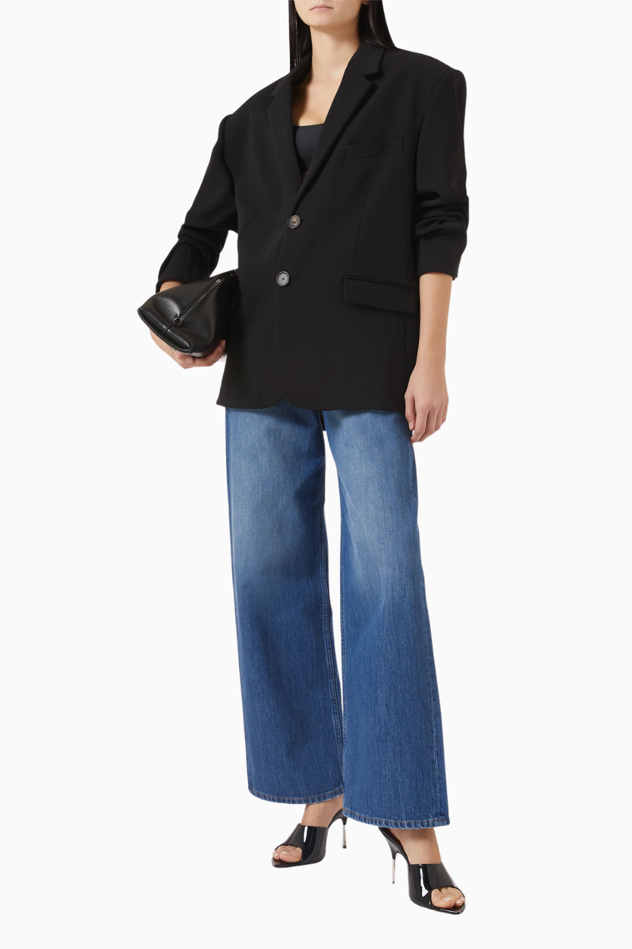 Type 02 Wide-leg Jeans, Geri Dönüştürülmüş Denimden Lüks Geniş Paça Kot Pantolon