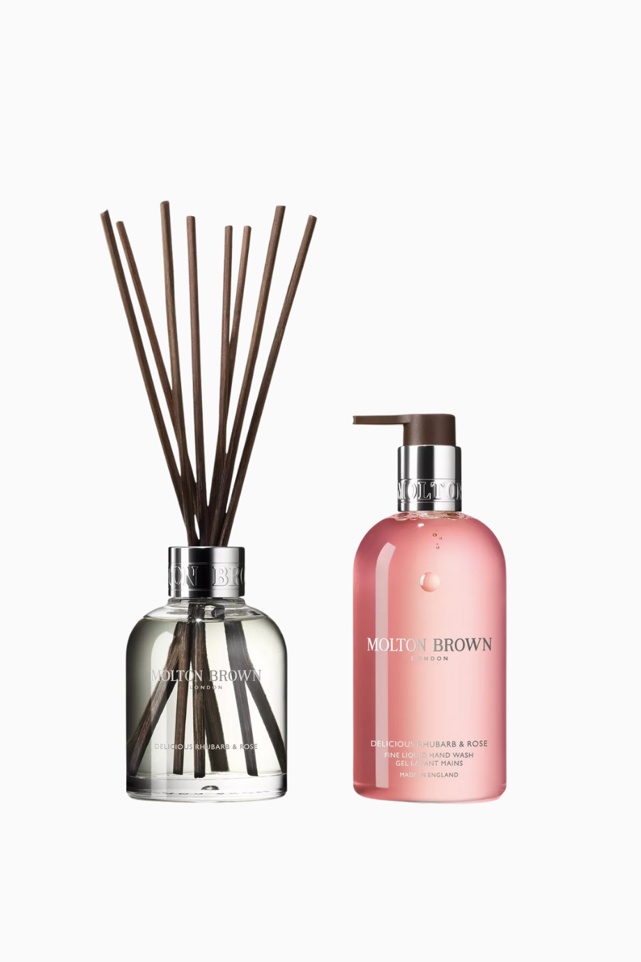 Delicious Rhubarb-Rose Lüks Ev Kokusu El Sabunu Seti