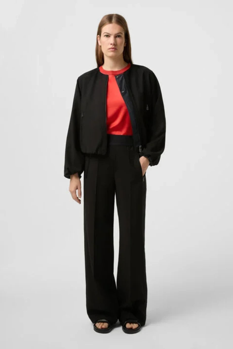 Ilvy Jersey Logo Bel Detaylı Kadın Pantolon