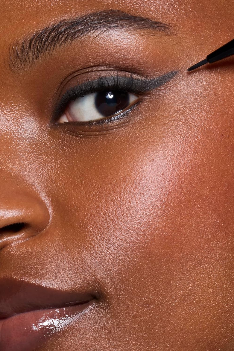 Ultra İnce Eyeliner Fırçası Hassas Uçlu, Çok Yönlü