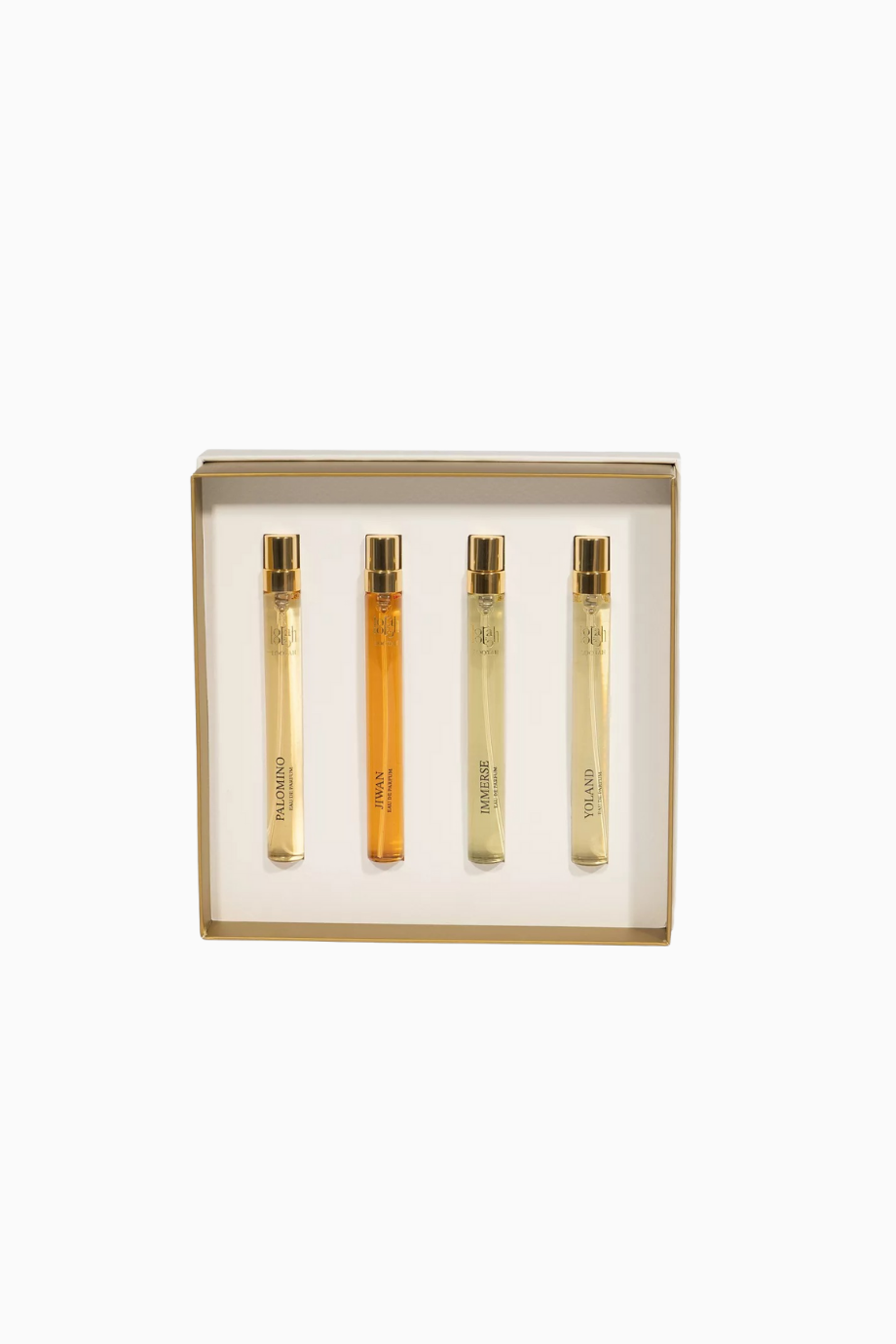 Travel Edition Lüks Parfüm Seti 4x10ml, Palomino, Jiwan, Yoland ve Immerse Mini Parfümler