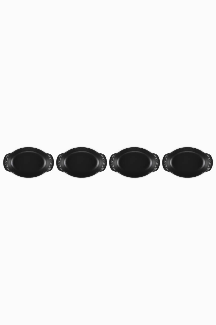 Gourmand 4’lü Mini Döküm Demir Fırın Tepsisi Seti Oval 15 cm, 300 ml