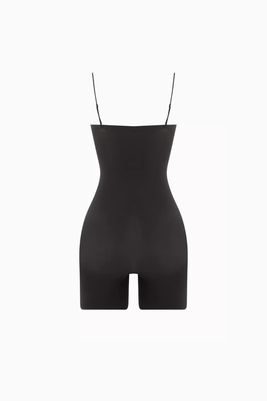 Şeffaf Dikişsiz Askısız Kısa Bodysuit, Orta Sıkıştırma, Hafif ve Esnek