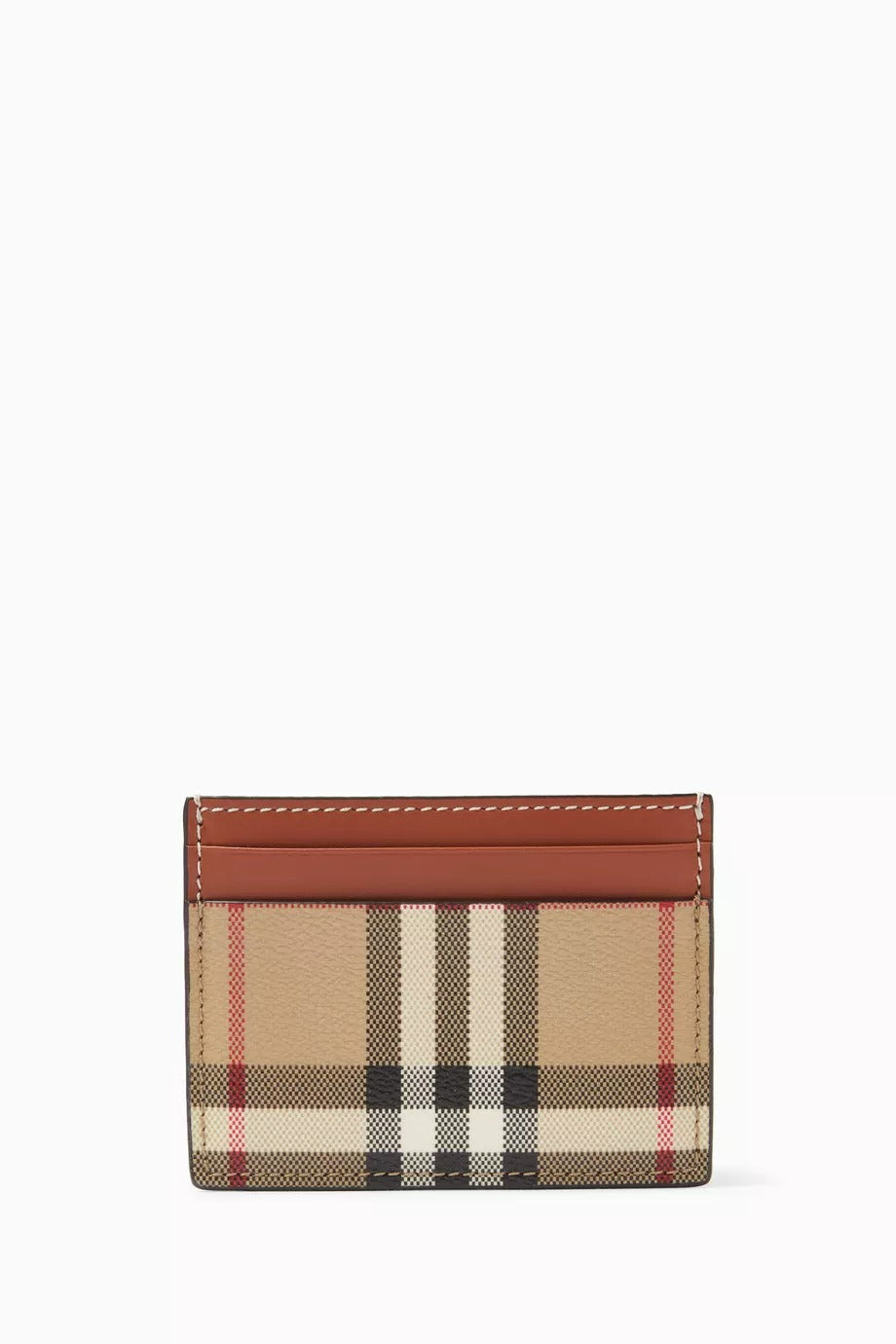 Sandon Kartlık Check Canvas, Deri Süslemeli ve 5 Bölmeli