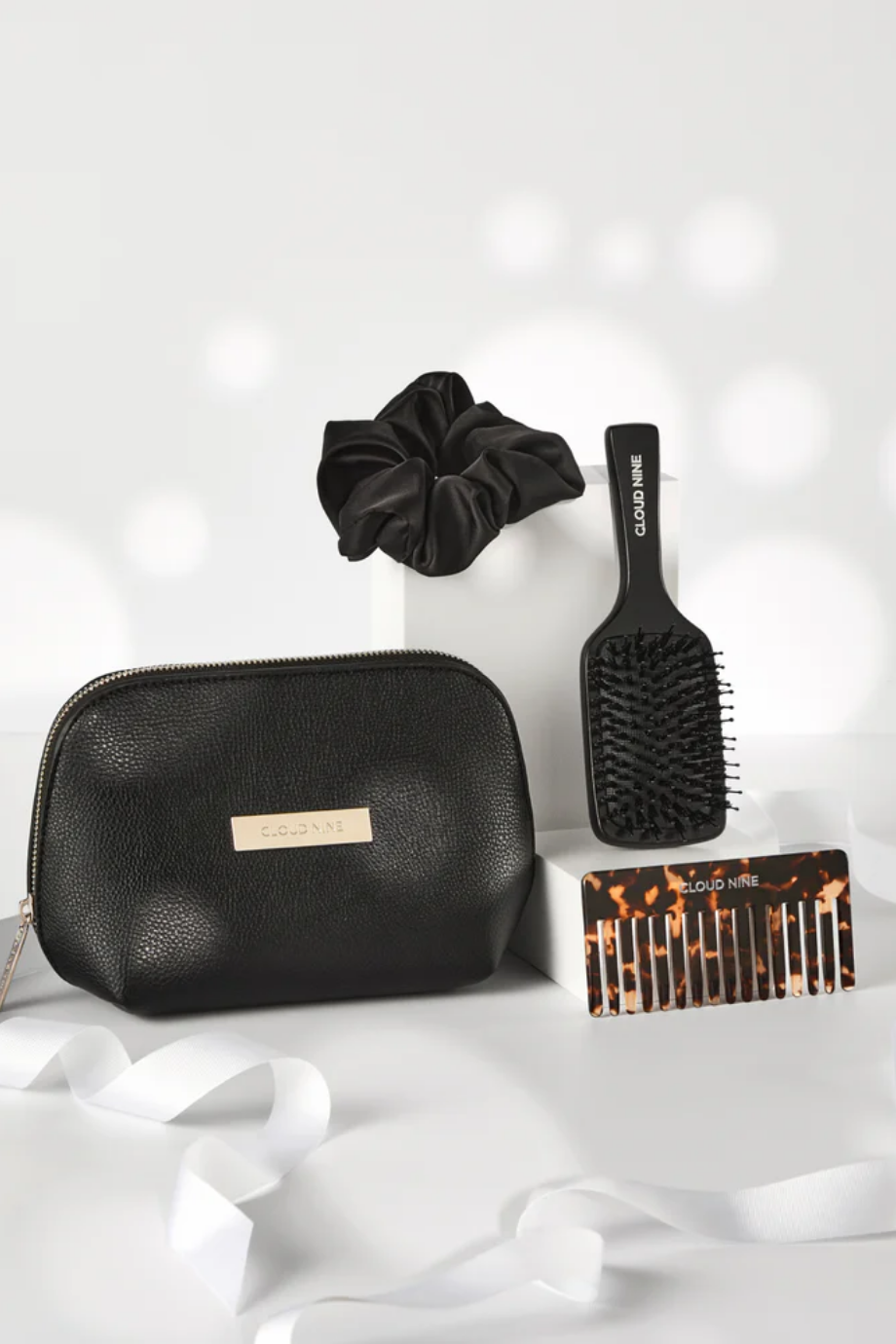 Styling Hediye Seti, Şık Çanta, Toka, Mini Fırça ve Doku Tarak