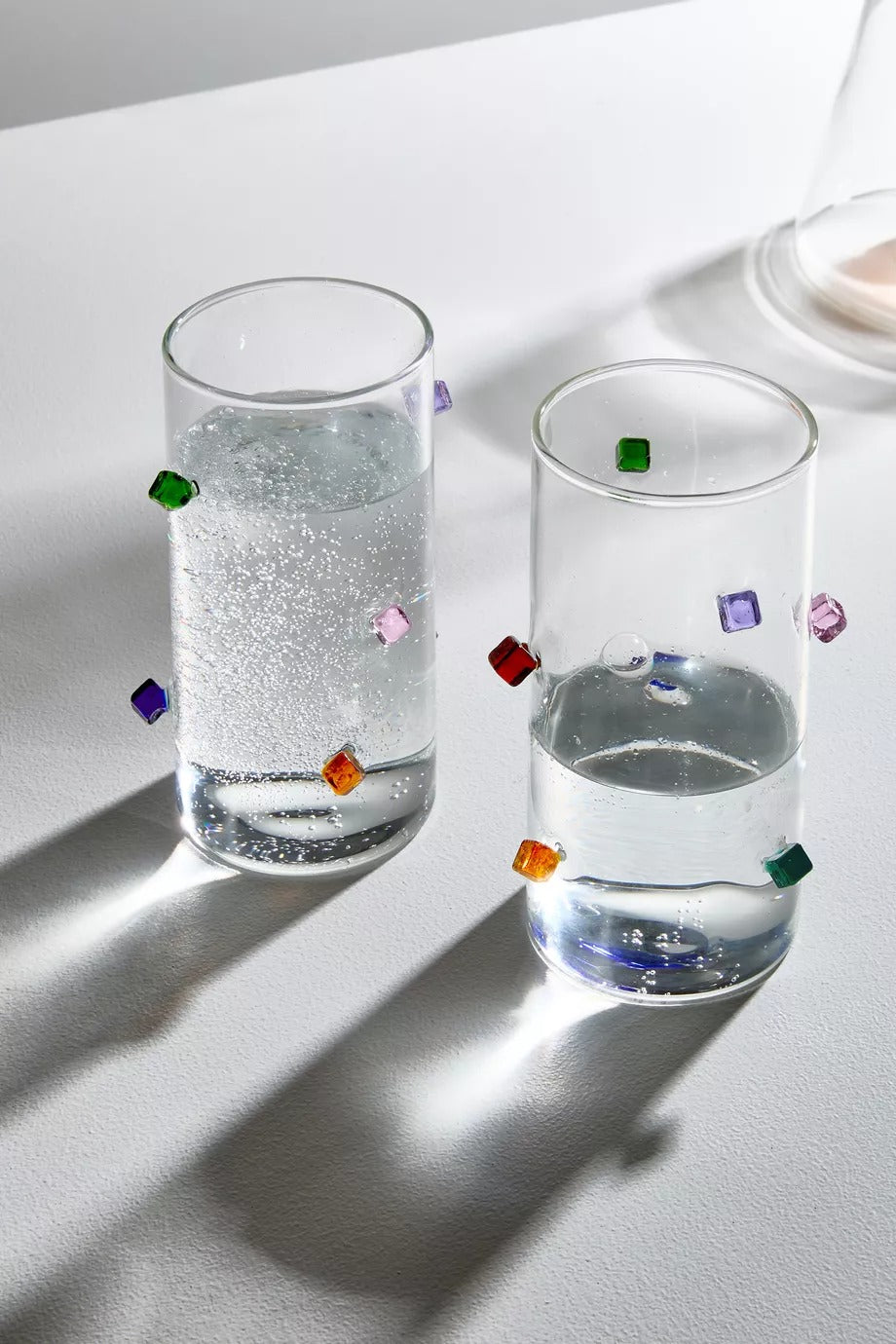 Jewel Highball El Yapımı Cam Bardak Seti 2’li Tasarım
