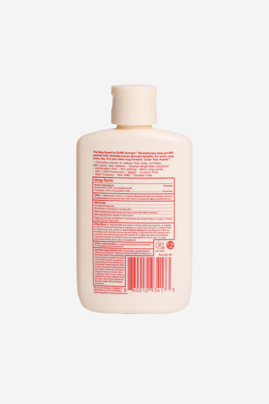 The Mug Guard SPF 30 Görünmez Jel Güneş Kremi, 71ml
