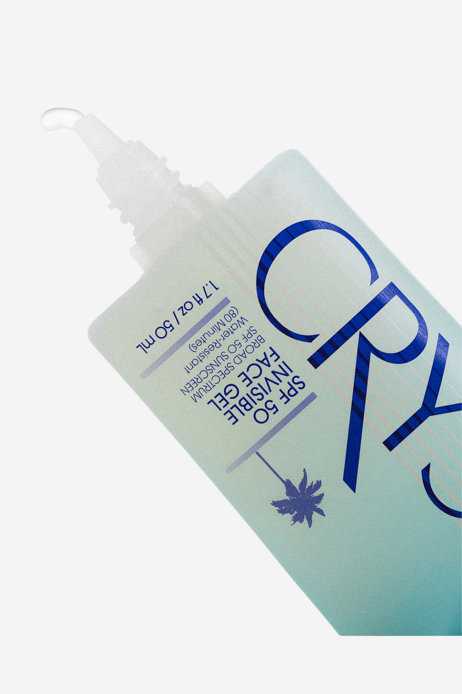 Crystal Face Gel SPF 50, Renksiz Yüz Güneş Kremi ve Makyaj Bazı